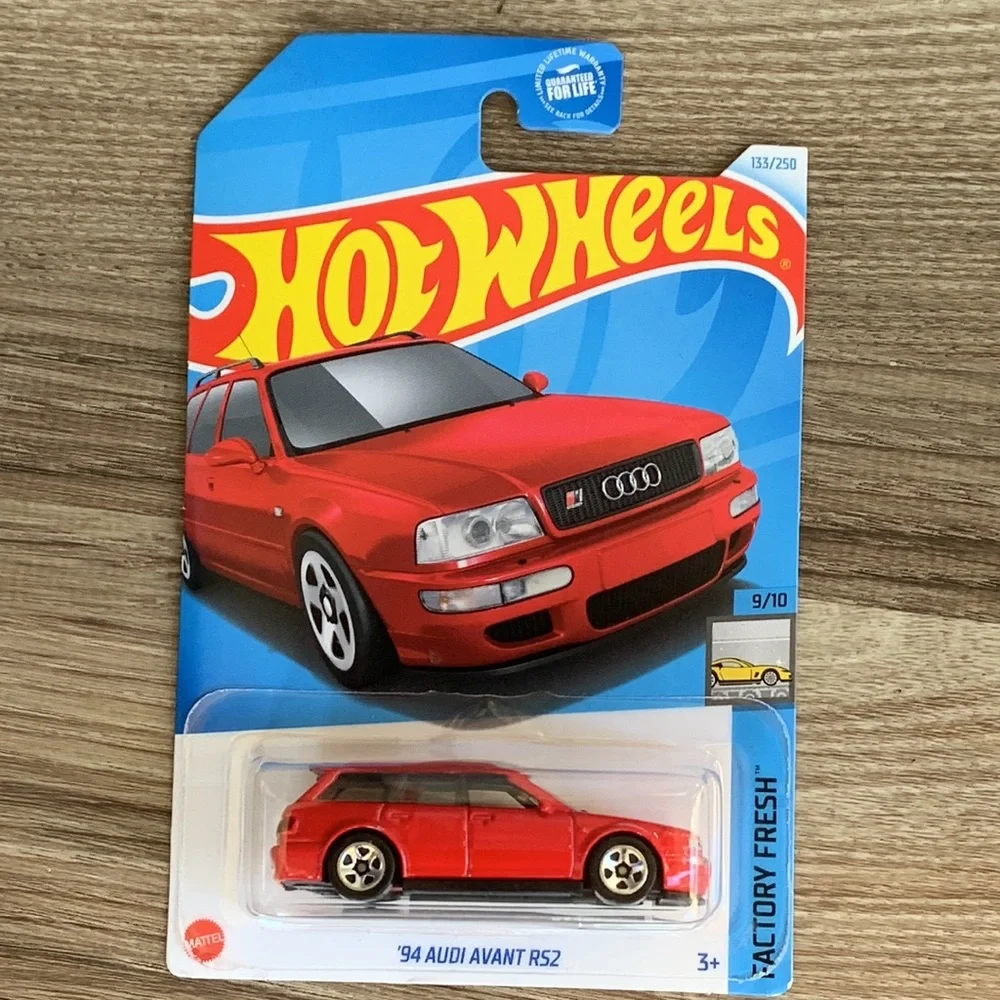 Hot Wheels Audi Avant RS2 Factory Fresh No Fuel Tank Door Red Station Wagon 2024
